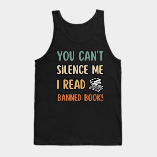 I read banned books T Shirt readers reading gift Tank Top